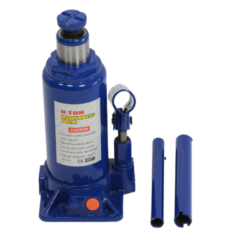 High Quality Famous Hydraulic Double Ram Bottle Jack Factory –8 Ton Hydraulic Bottle Jack With Safety Valve – Shuntian detail pictures